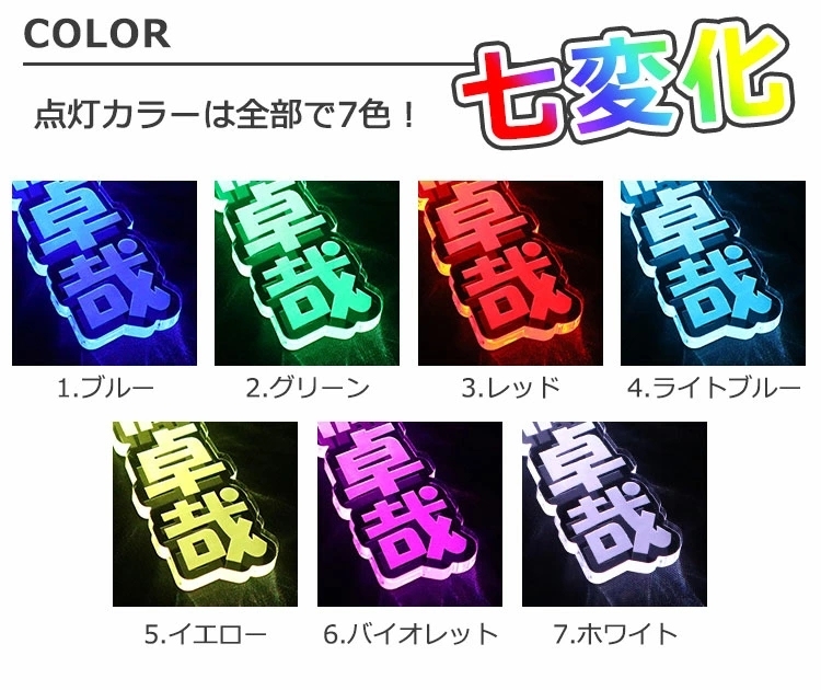 カスタムledネームキーホルダー Led光るキーホルダー 友達用ネームキーホルダー
