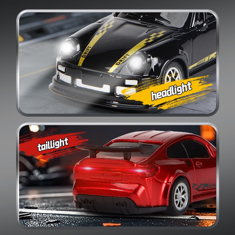 2.4ghz リモートコントロールレーシングカー 21.5cm 高速rcドリフトカー レスポンシブステアリング付き 子供と大人向け