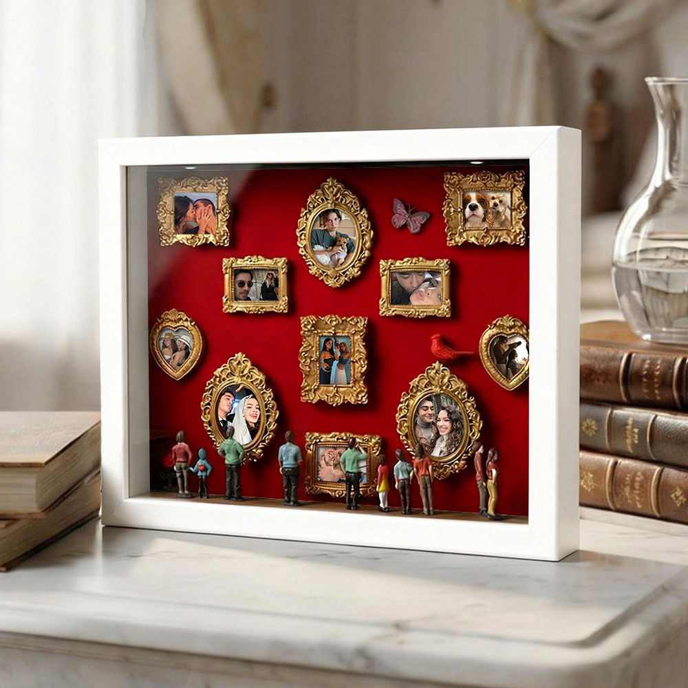 Museum of Us Frame Personalized Couples Gift for Her Cute Miniature Museum Gifts Meaningful Gift Valentine's Day Anniversary Gift - MyMoonLampAu
