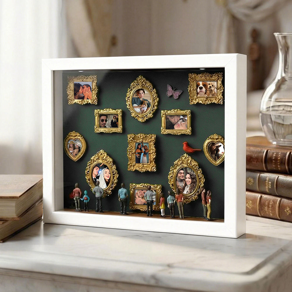 Museum of Us Frame Personalized Couples Gift for Her Cute Miniature Museum Gifts Meaningful Gift Valentine's Day Anniversary Gift - MyMoonLampAu