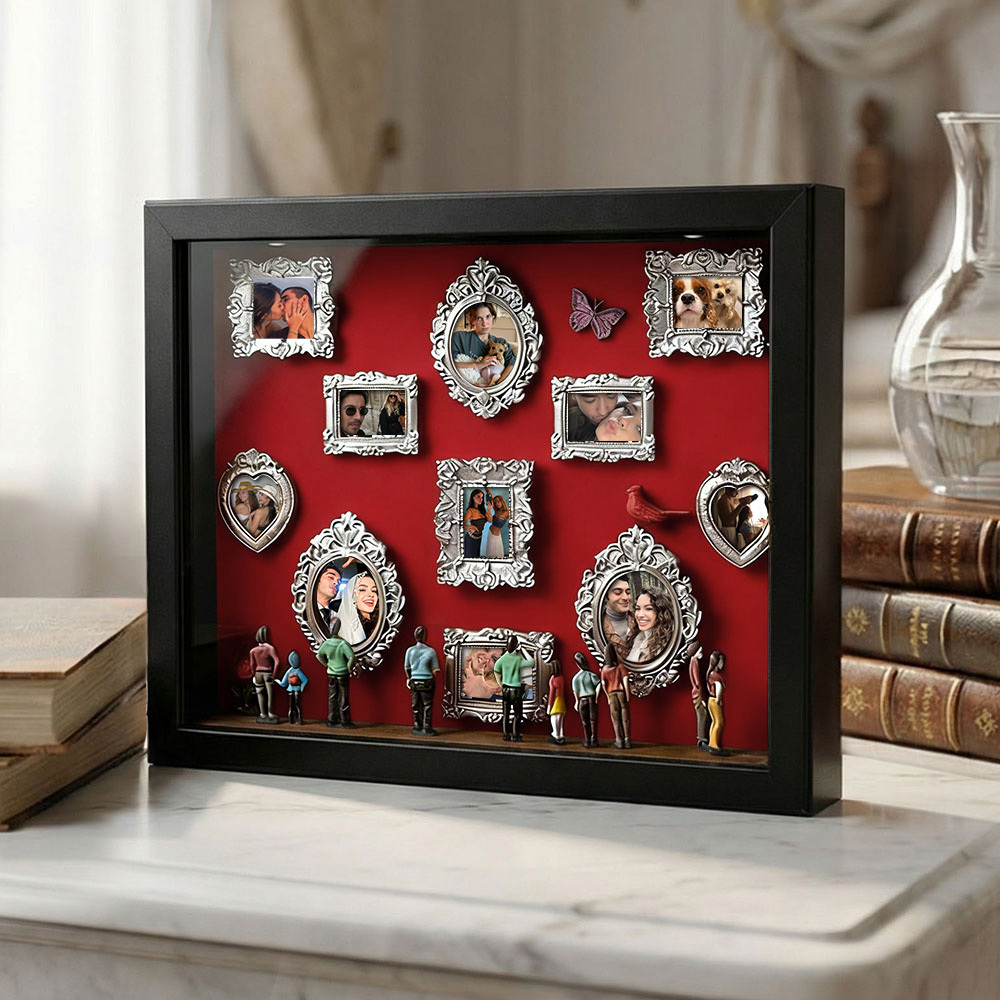 Museum of Us Frame Personalized Couples Gift for Her Cute Miniature Museum Gifts Meaningful Gift Valentine's Day Anniversary Gift - MyMoonLampAu