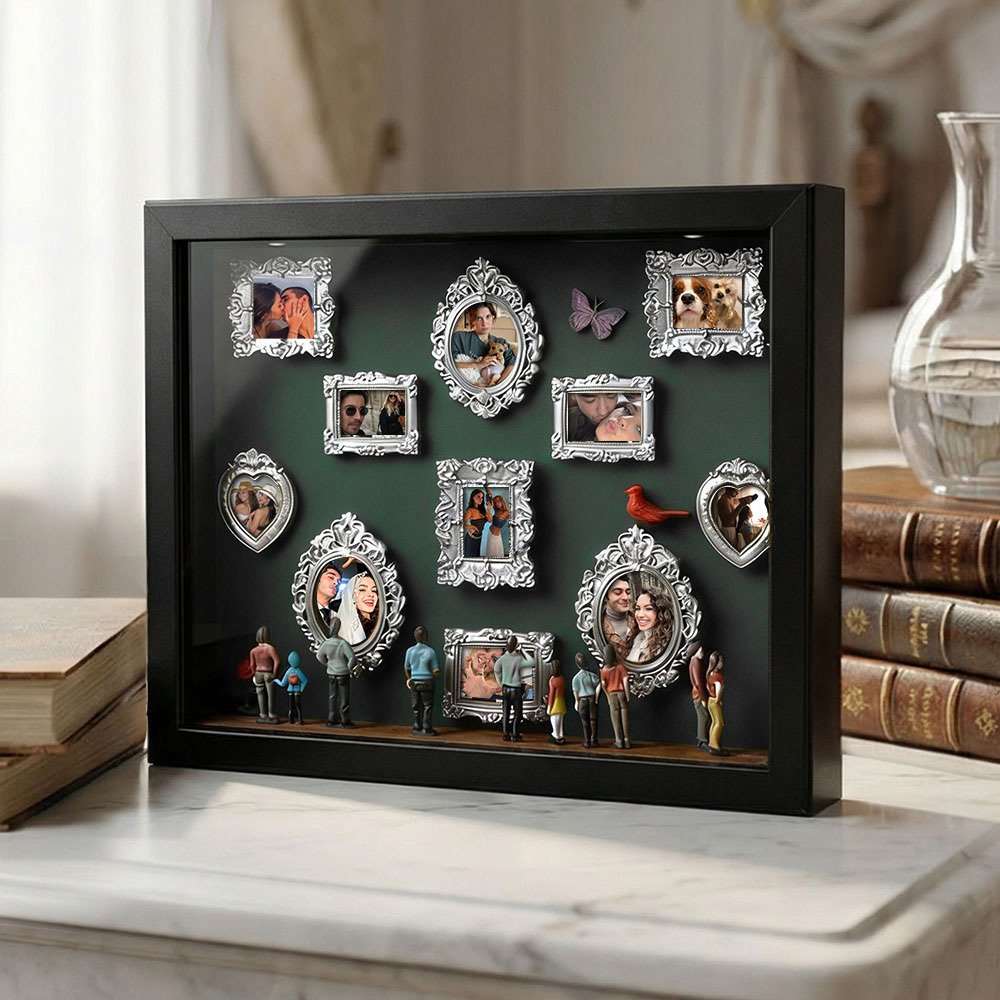 Museum of Us Frame Personalized Couples Gift for Her Cute Miniature Museum Gifts Meaningful Gift Valentine's Day Anniversary Gift - MyMoonLampAu