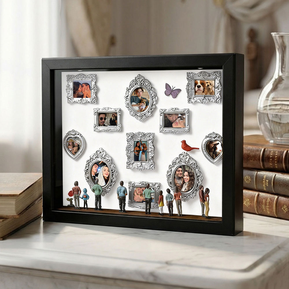 Museum of Us Frame Personalized Couples Gift for Her Cute Miniature Museum Gifts Meaningful Gift Valentine's Day Anniversary Gift - MyMoonLampAu