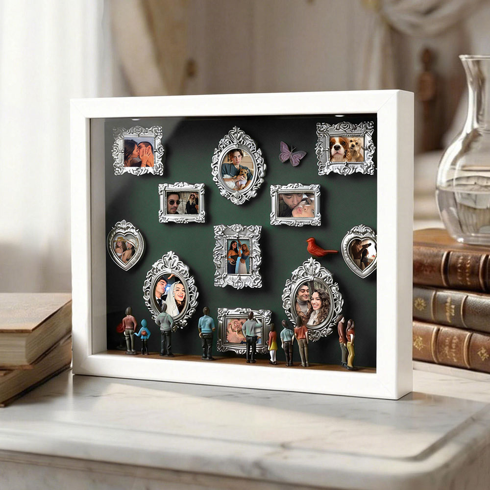 Museum of Us Frame Personalized Couples Gift for Her Cute Miniature Museum Gifts Meaningful Gift Valentine's Day Anniversary Gift - MyMoonLampAu