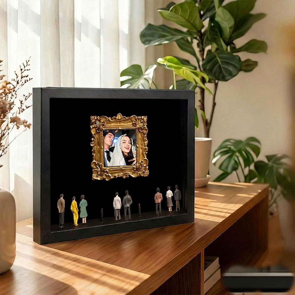 Museum of Us Frame Personalized Couples Gift for Her Cute Miniature Museum Gifts Meaningful Gift Valentine's Day Anniversary Gift - MyMoonLampAu