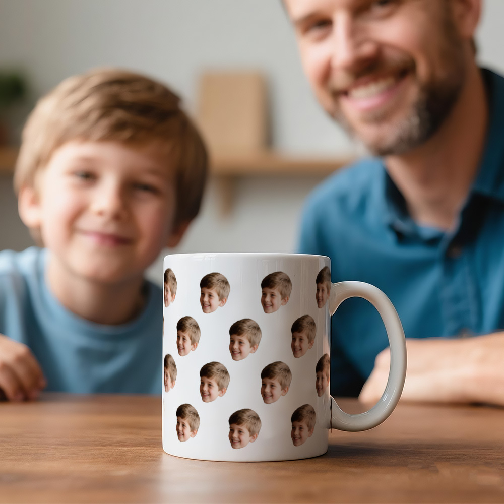 Face Mug - Baby Face Mug - Your Dog's Face Mug - Your Husband's Face Mug - Father's Day Gift - Funny Gift Ideas - MyMoonLampAu