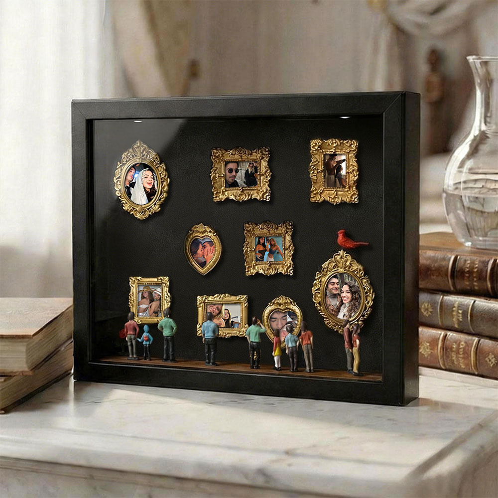 Museum of Us Frame Personalized Couples Gift for Her Cute Miniature Museum Gifts Meaningful Gift Valentine's Day Anniversary Gift - MyMoonLampAu