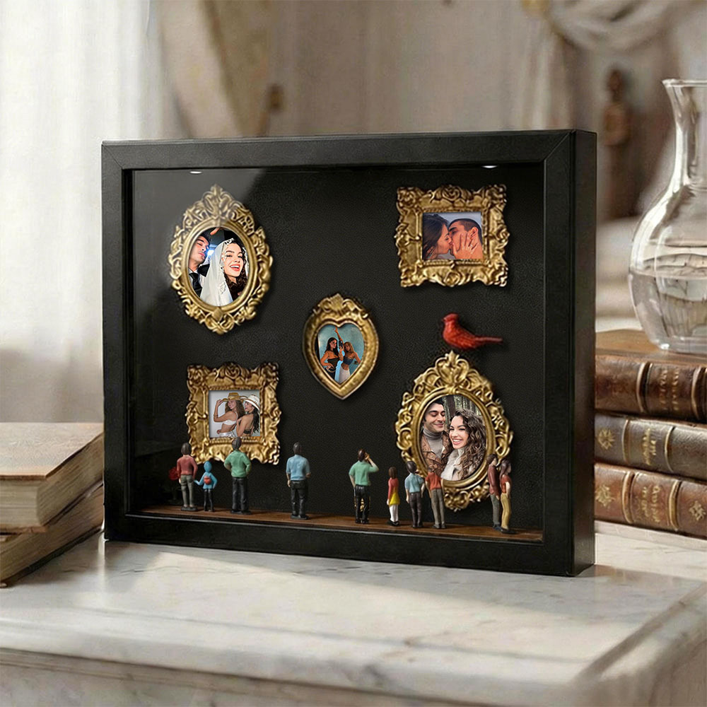 Museum of Us Frame Personalized Couples Gift for Her Cute Miniature Museum Gifts Meaningful Gift Valentine's Day Anniversary Gift - MyMoonLampAu