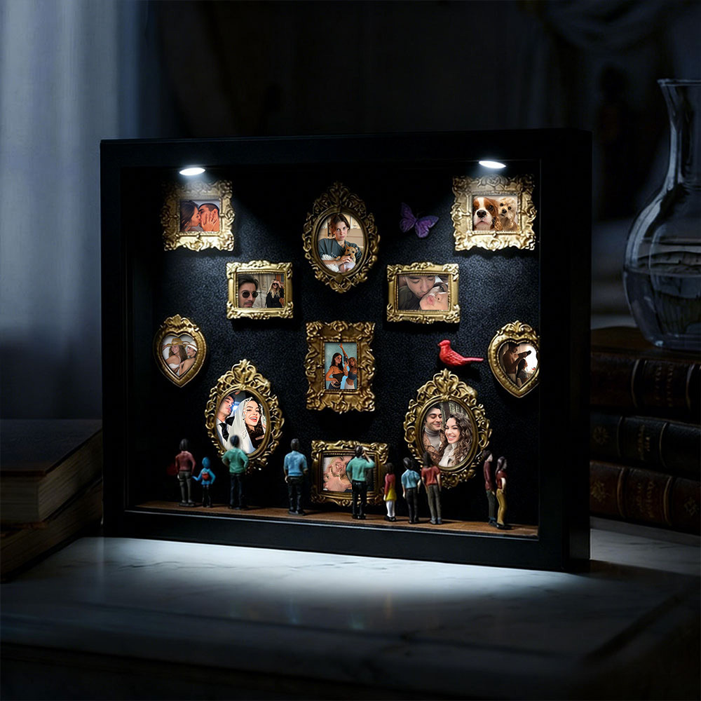 Museum of Us Frame Personalized Couples Gift for Her Cute Miniature Museum Gifts Meaningful Gift Valentine's Day Anniversary Gift - MyMoonLampAu
