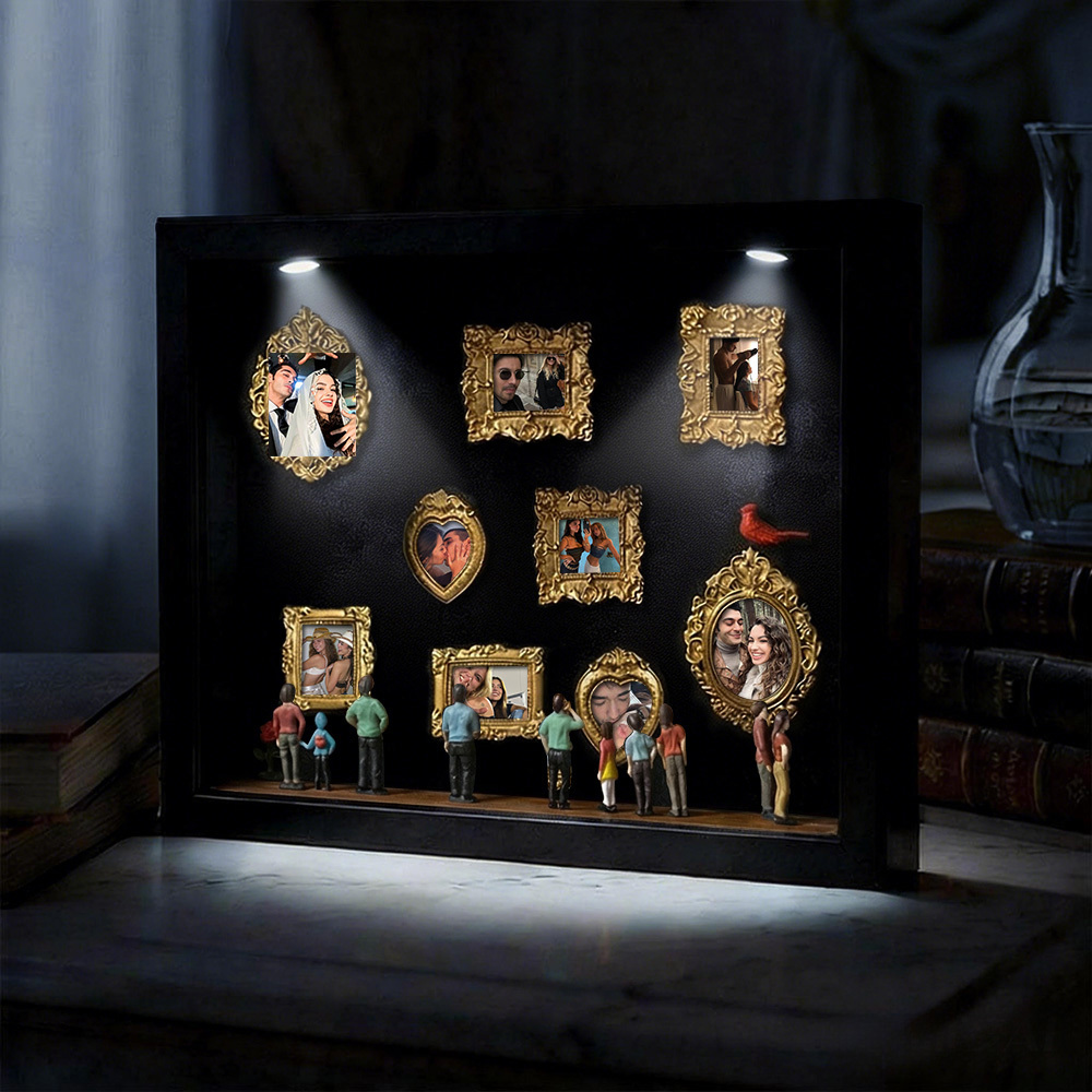Museum of Us Frame Personalized Couples Gift for Her Cute Miniature Museum Gifts Meaningful Gift Valentine's Day Anniversary Gift - MyMoonLampAu