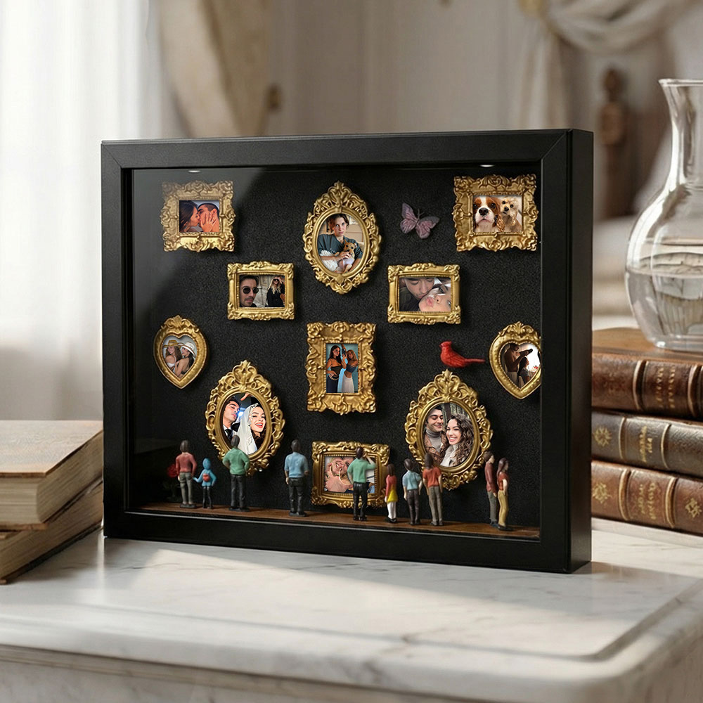 Museum of Us Frame Personalized Couples Gift for Her Cute Miniature Museum Gifts Meaningful Gift Valentine's Day Anniversary Gift - MyMoonLampAu