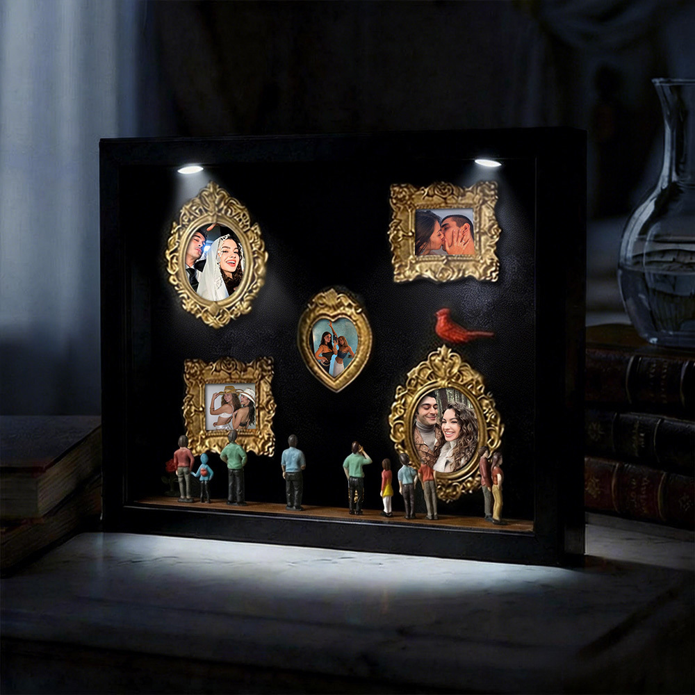 Museum of Us Frame Personalized Couples Gift for Her Cute Miniature Museum Gifts Meaningful Gift Valentine's Day Anniversary Gift - MyMoonLampAu