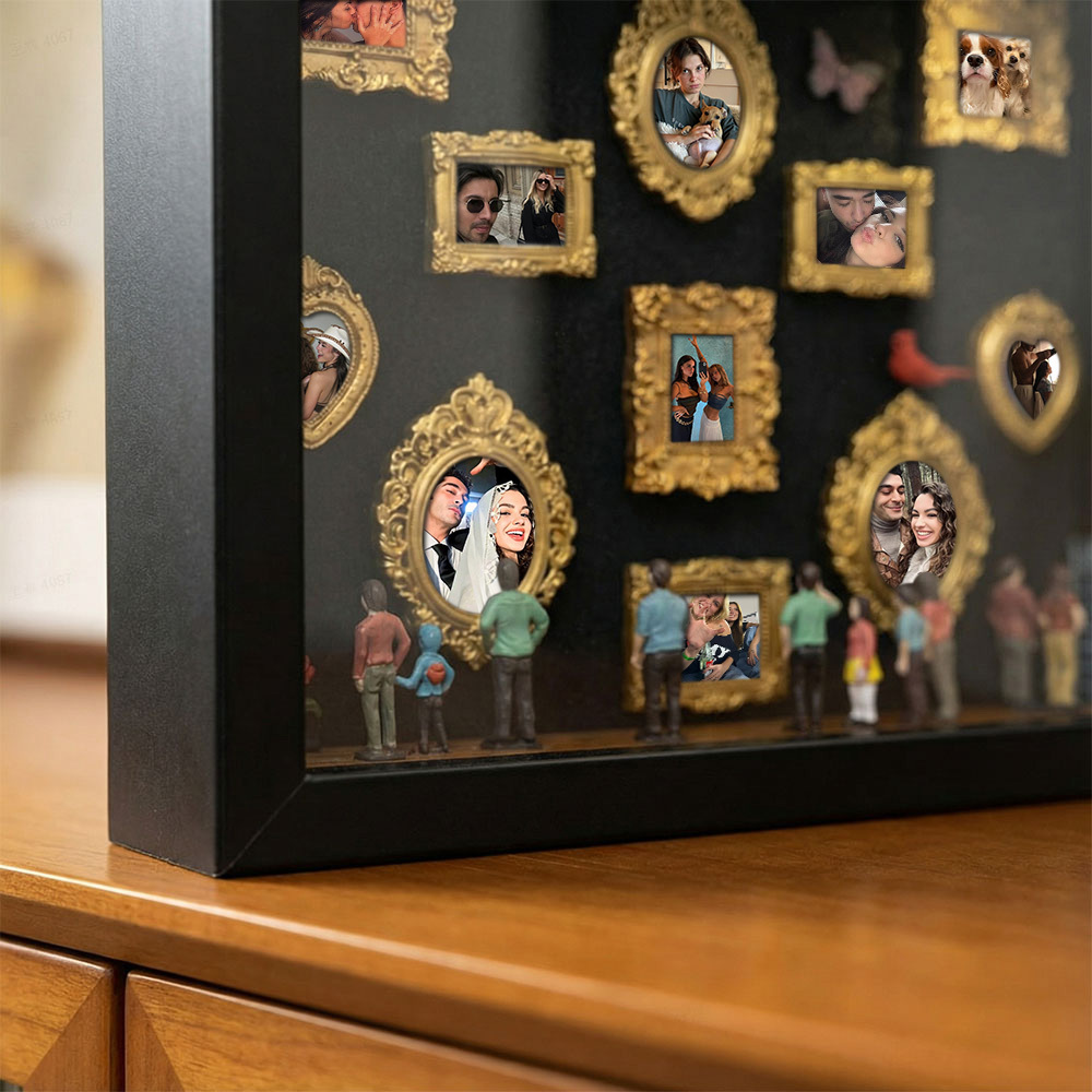 Museum of Us Frame Personalized Couples Gift for Her Cute Miniature Museum Gifts Meaningful Gift Valentine's Day Anniversary Gift - MyMoonLampAu
