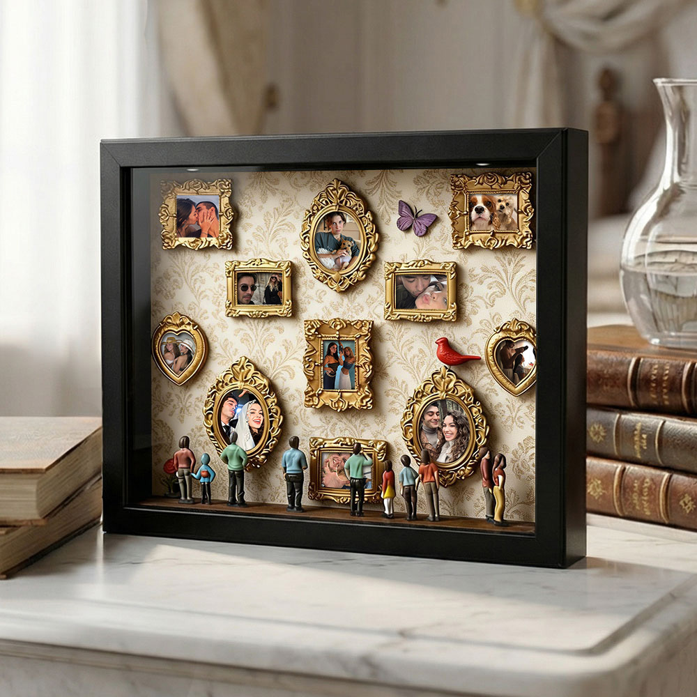 Museum of Us Frame Personalized Couples Gift for Her Cute Miniature Museum Gifts Meaningful Gift Valentine's Day Anniversary Gift - MyMoonLampAu