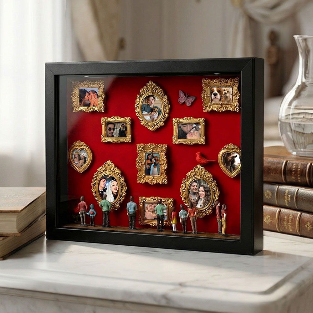 Museum of Us Frame Personalized Couples Gift for Her Cute Miniature Museum Gifts Meaningful Gift Valentine's Day Anniversary Gift - MyMoonLampAu