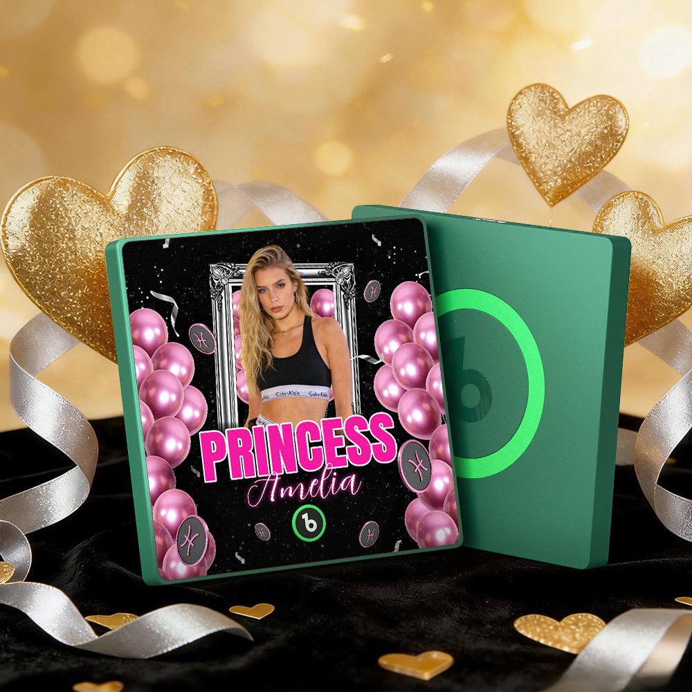 Custom Music Fridge Magnets Princess Style Colorful Frame Album Fridge Magnet Can Play Songs Gift - MyMoonLampAu