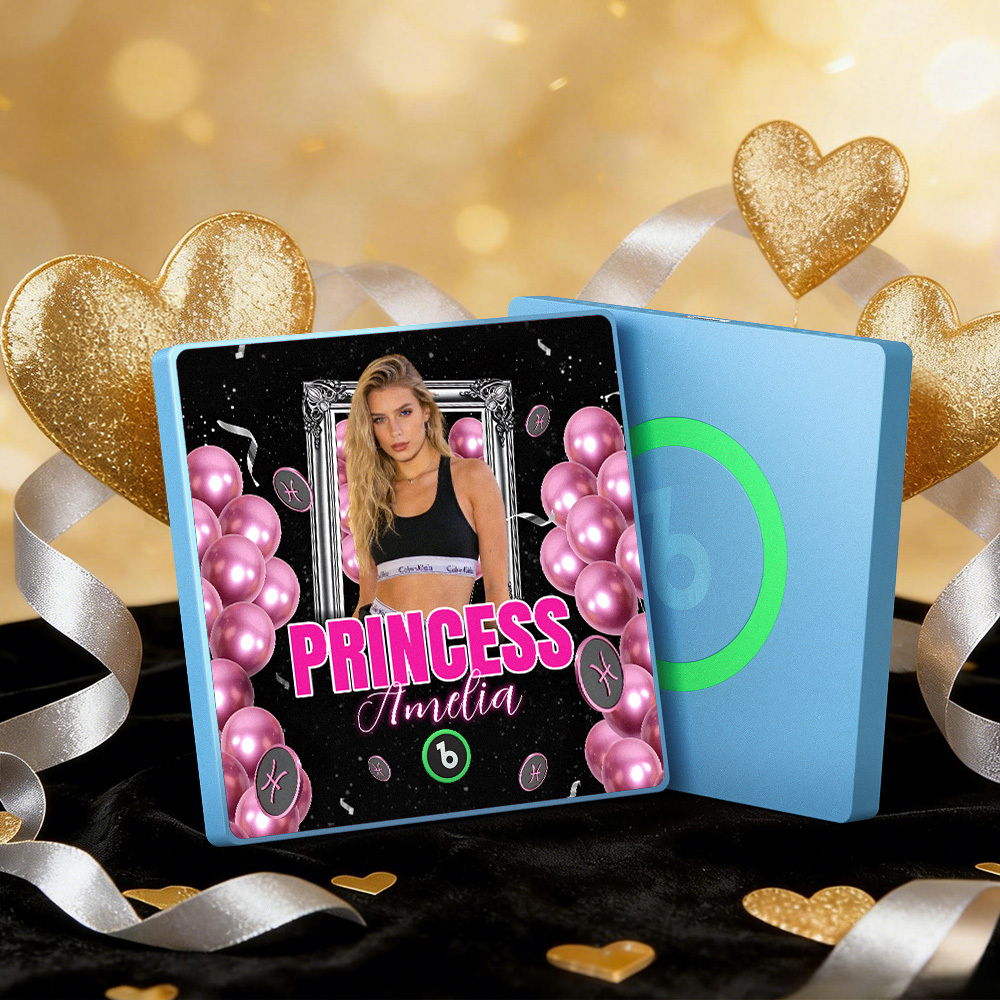 Custom Music Fridge Magnets Princess Style Colorful Frame Album Fridge Magnet Can Play Songs Gift - MyMoonLampAu