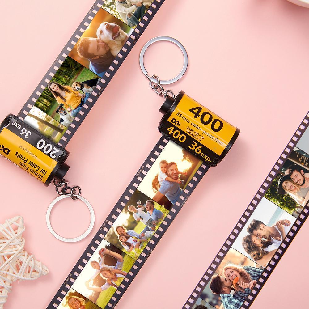 Custom Camera Film Roll Keychain Anniversary Gift