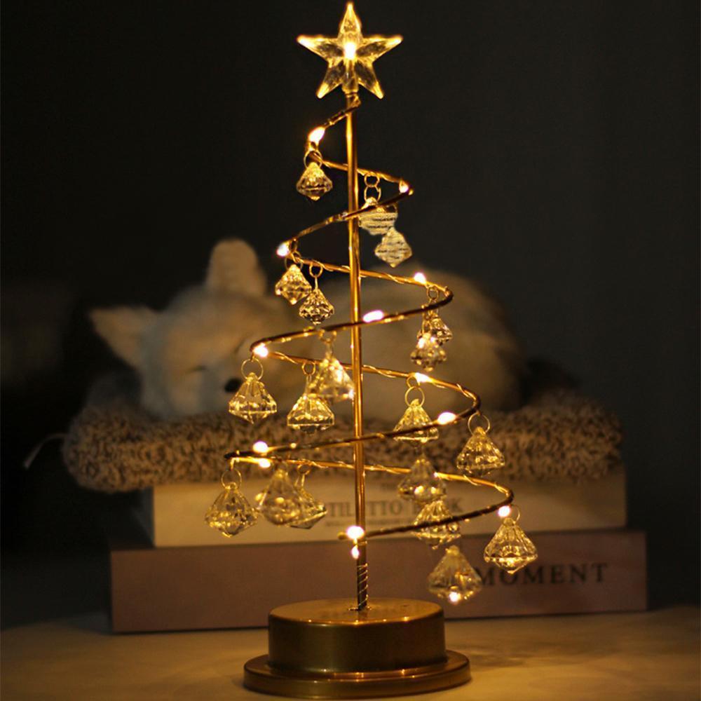 Christmas Tree Diamond lamp Modeling lamp Bedroom Table Lamp Decoration