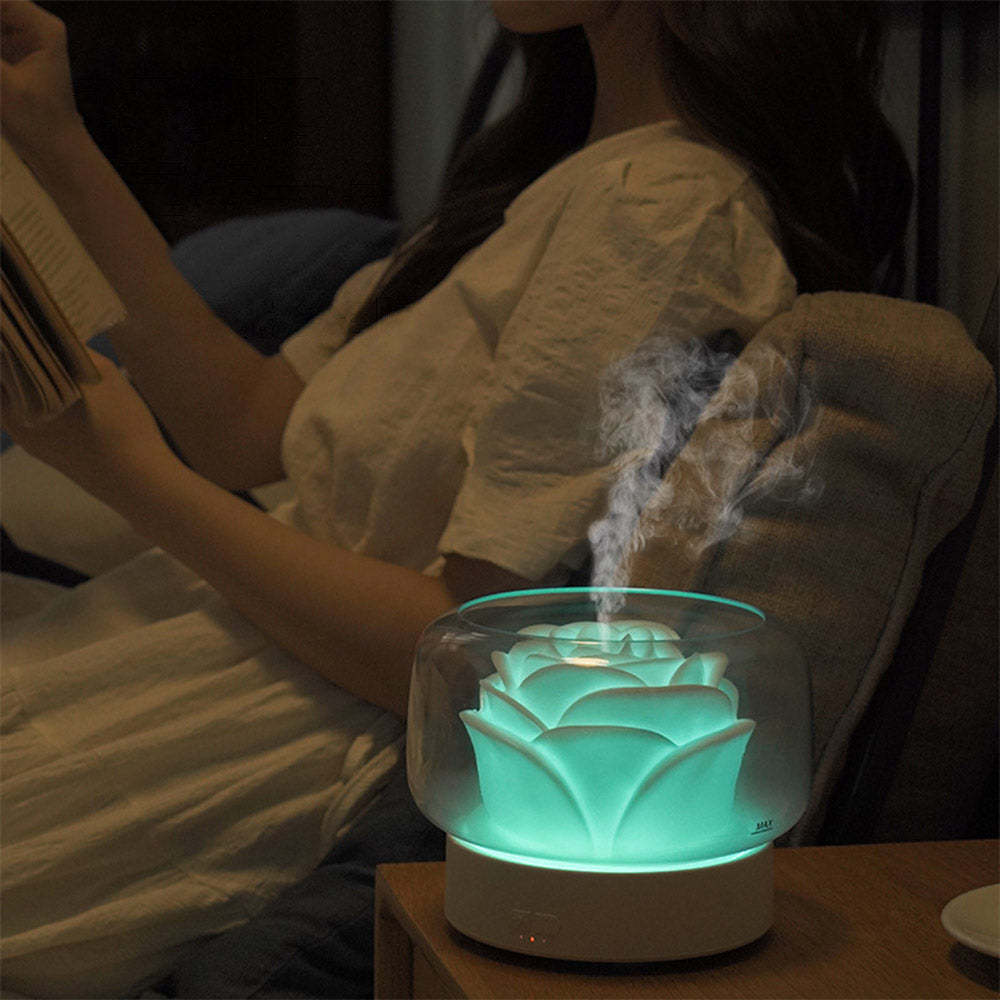 Flower With Life Aromatherapy Lamp Home Bedroom Humidifier Spray Small Incense Machine - mymoonlampau