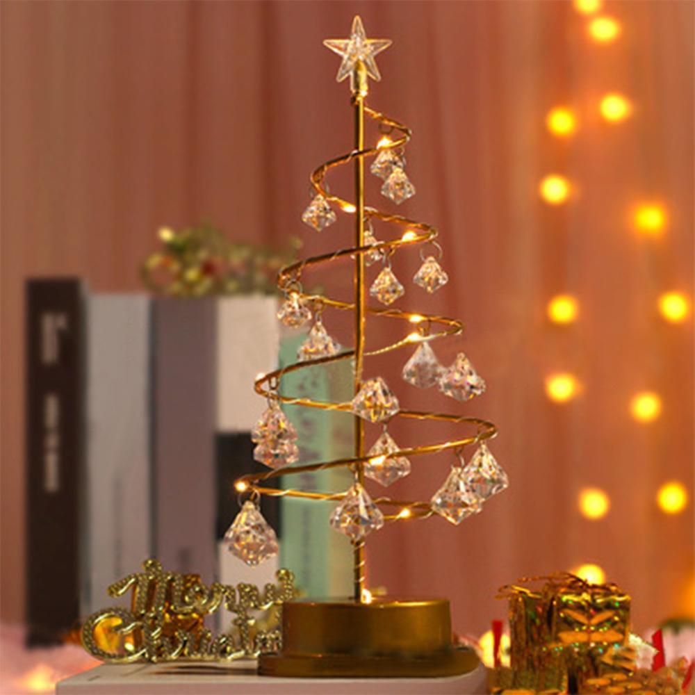 Christmas Tree Diamond lamp Modeling lamp Bedroom Table Lamp Decoration