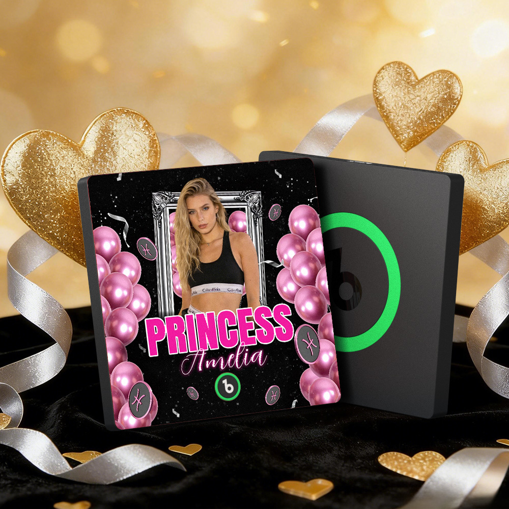 Custom Music Fridge Magnets Princess Style Colorful Frame Album Fridge Magnet Can Play Songs Gift - MyMoonLampAu