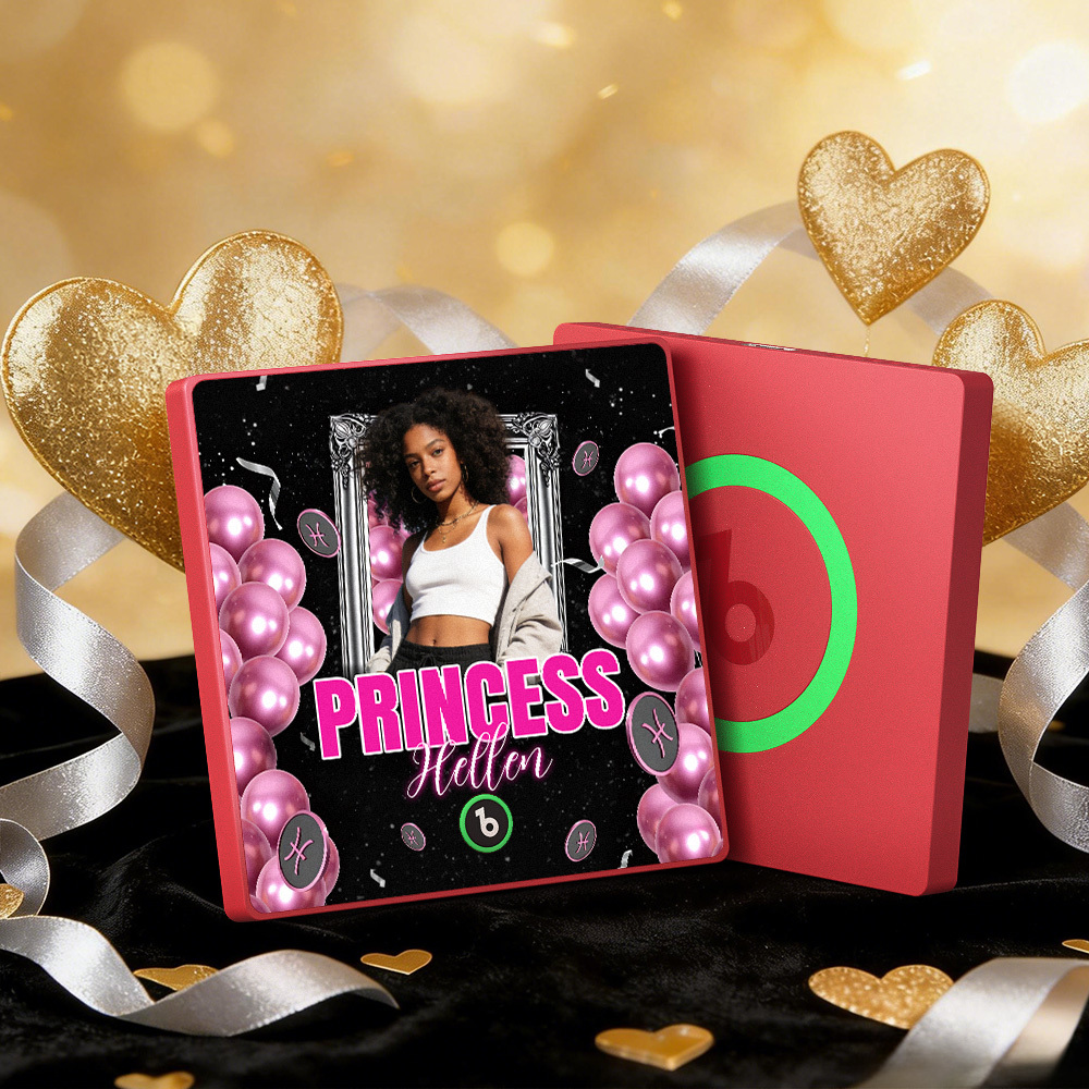 Custom Music Fridge Magnets Princess Style Colorful Frame Album Fridge Magnet Can Play Songs Gift - MyMoonLampAu