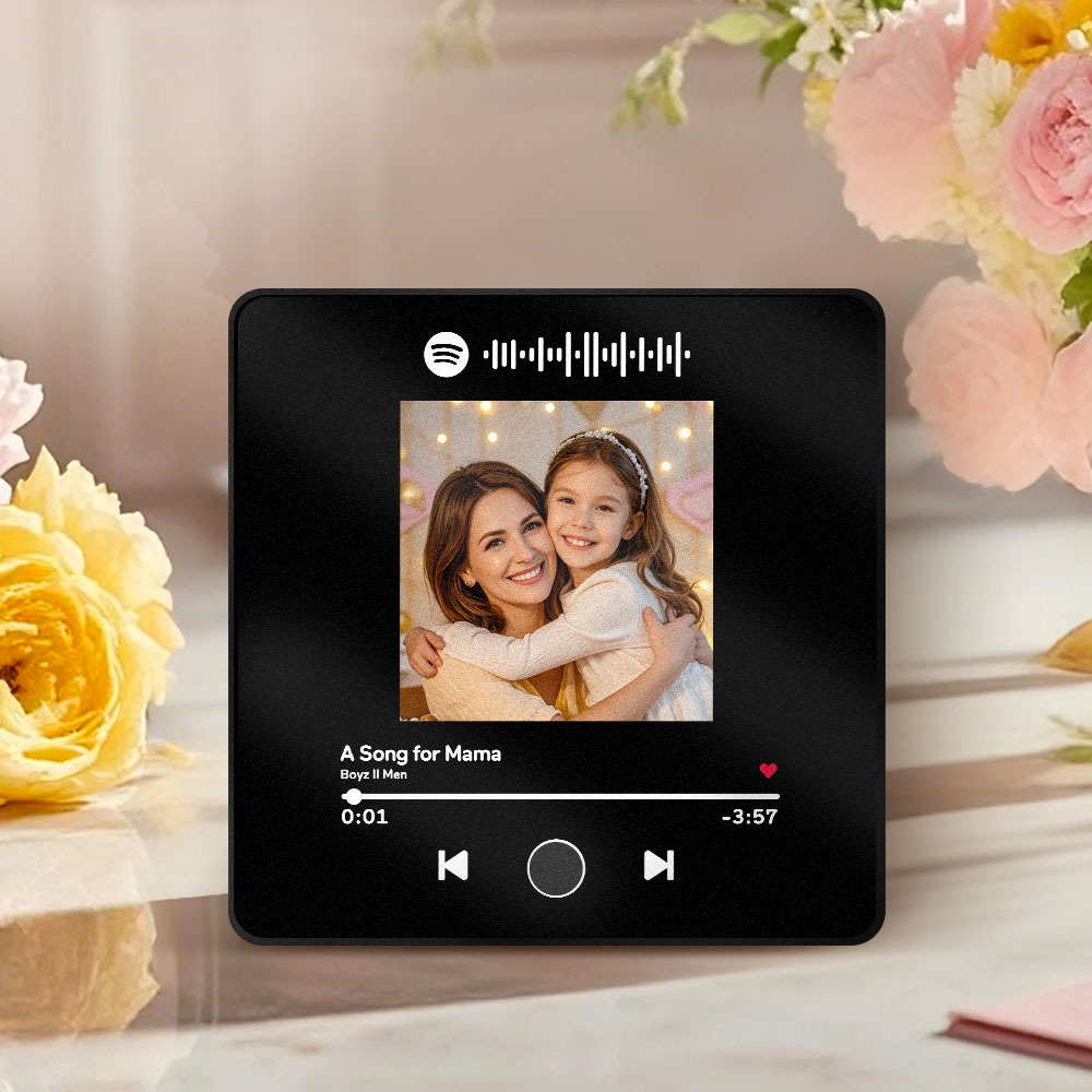 Mother's Day Personalized Photo Album Fridge Magnet Music Wall Photo Sticker Music Movement That Can Be Played Without Cell Phone Music Fridge Magnet Pro Can Play Songs - MyMoonLampAu