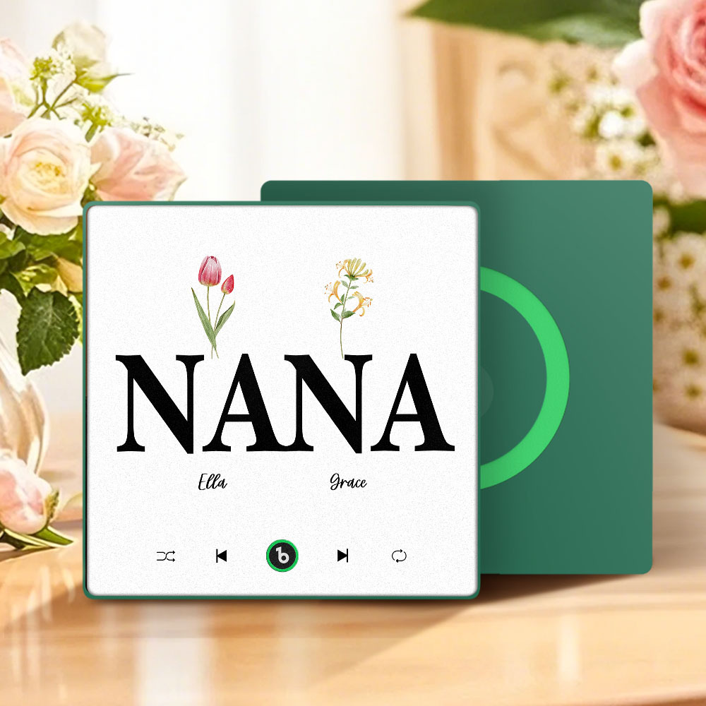 Mother's Day Gift Custom Music Fridge Magnet Colorful Frame Album Fridge Magnet Music Wall Photo Sticker Can Play Songs Gift for Mom - MyMoonLampAu