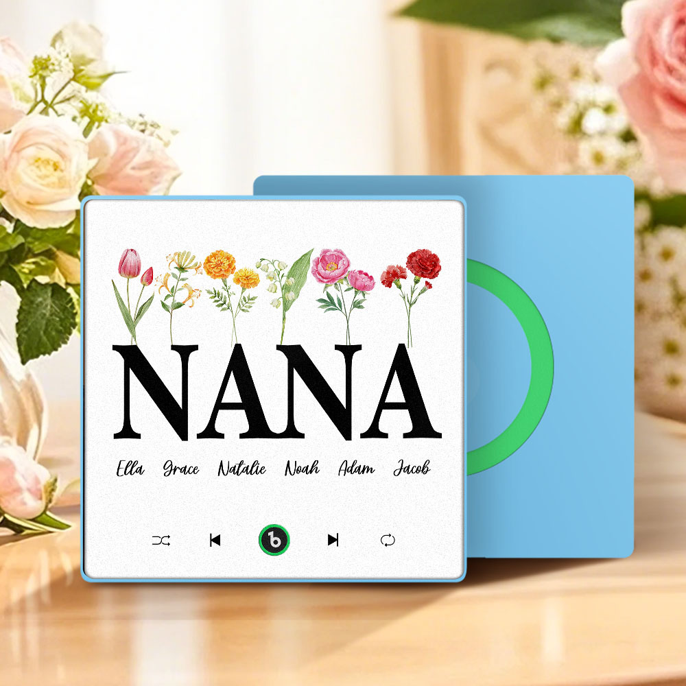 Mother's Day Gift Custom Music Fridge Magnet Colorful Frame Album Fridge Magnet Music Wall Photo Sticker Can Play Songs Gift for Mom - MyMoonLampAu