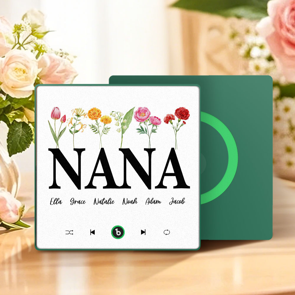 Mother's Day Gift Custom Music Fridge Magnet Colorful Frame Album Fridge Magnet Music Wall Photo Sticker Can Play Songs Gift for Mom - MyMoonLampAu