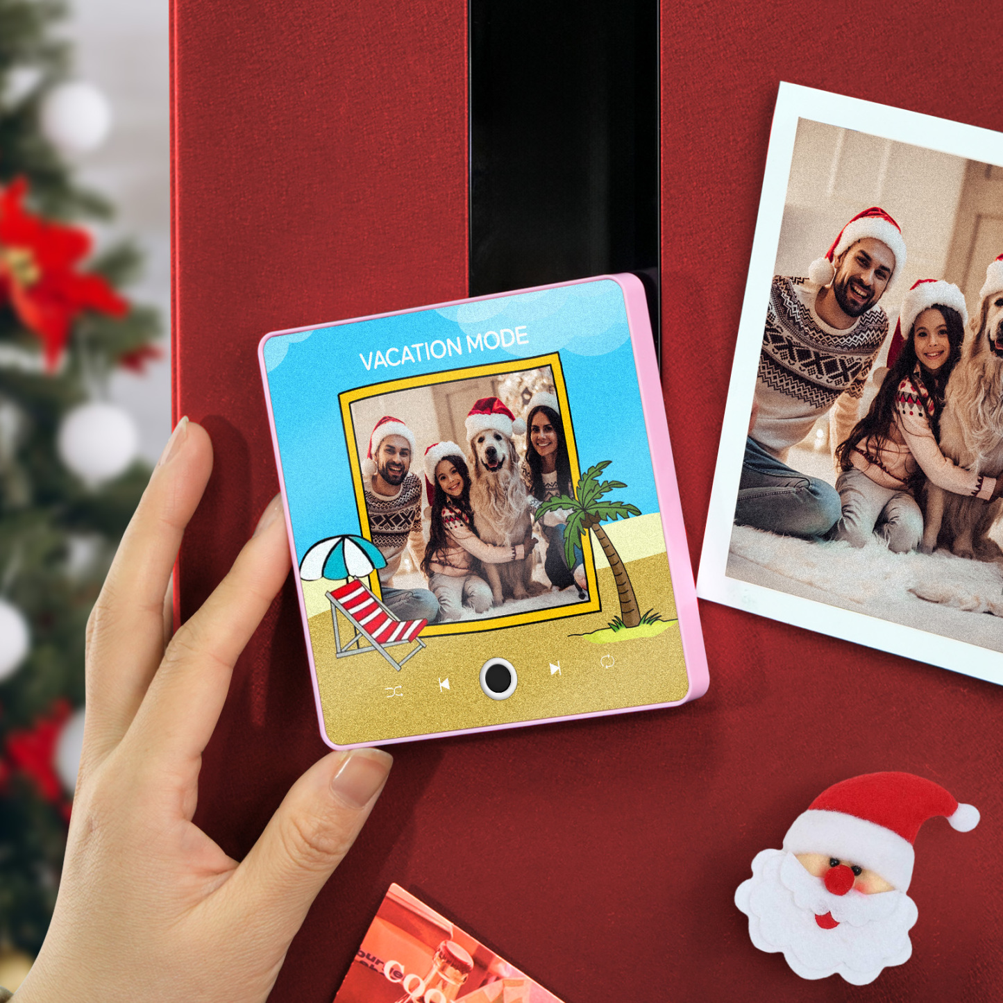 Personalized Music Fridge Magnet Christmas Gifts Family Gifts Custom Music Magnets Can Play Songs - MyMoonLampAu