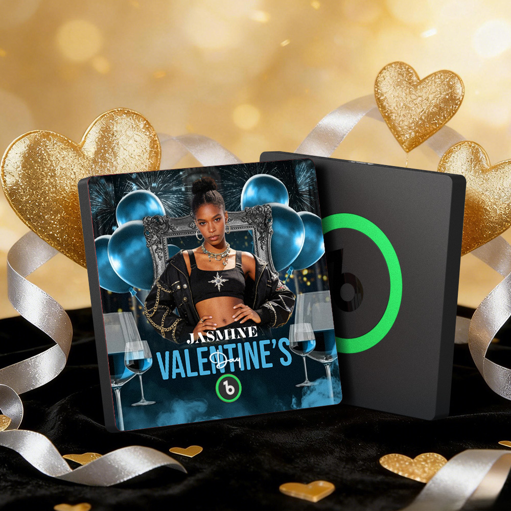 Custom Music Fridge Magnets Colorful Frame Album Fridge Magnet Can Play Songs Heart And Balloon Valentine's Day Gift - MyMoonLampAu