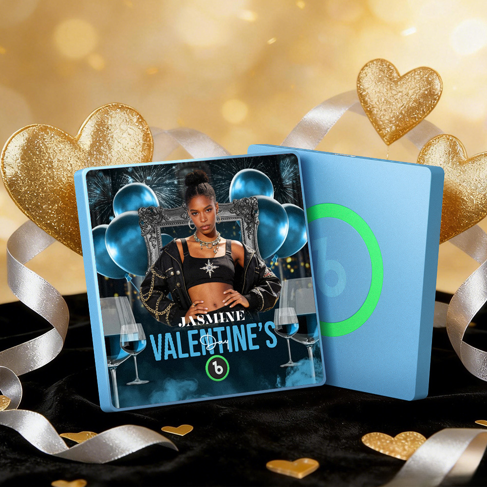 Custom Music Fridge Magnets Colorful Frame Album Fridge Magnet Can Play Songs Heart And Balloon Valentine's Day Gift - MyMoonLampAu