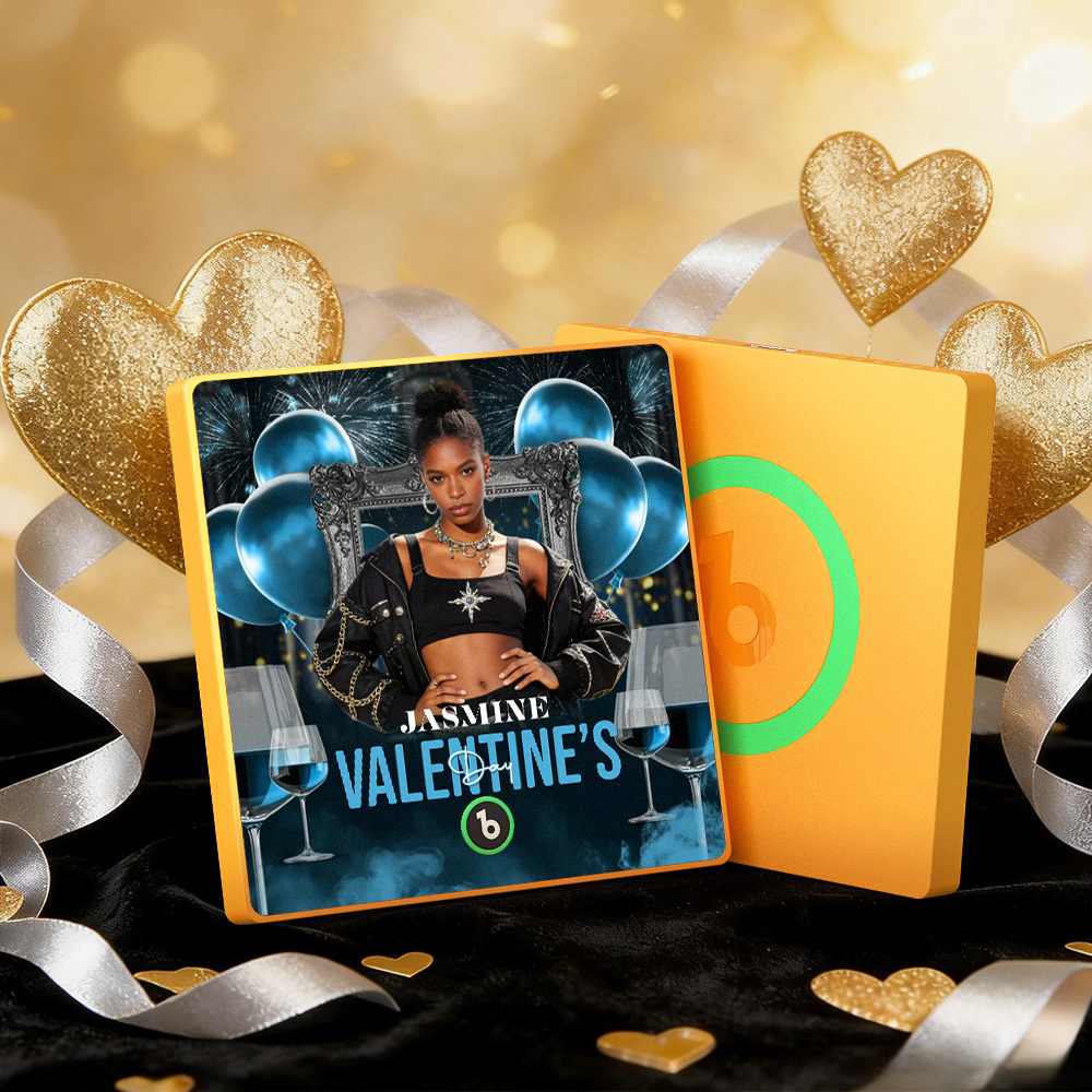 Custom Music Fridge Magnets Colorful Frame Album Fridge Magnet Can Play Songs Heart And Balloon Valentine's Day Gift - MyMoonLampAu