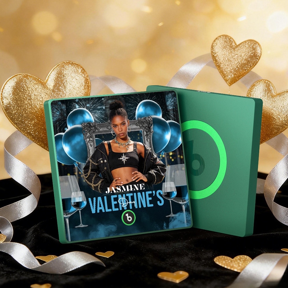 Custom Music Fridge Magnets Colorful Frame Album Fridge Magnet Can Play Songs Heart And Balloon Valentine's Day Gift - MyMoonLampAu