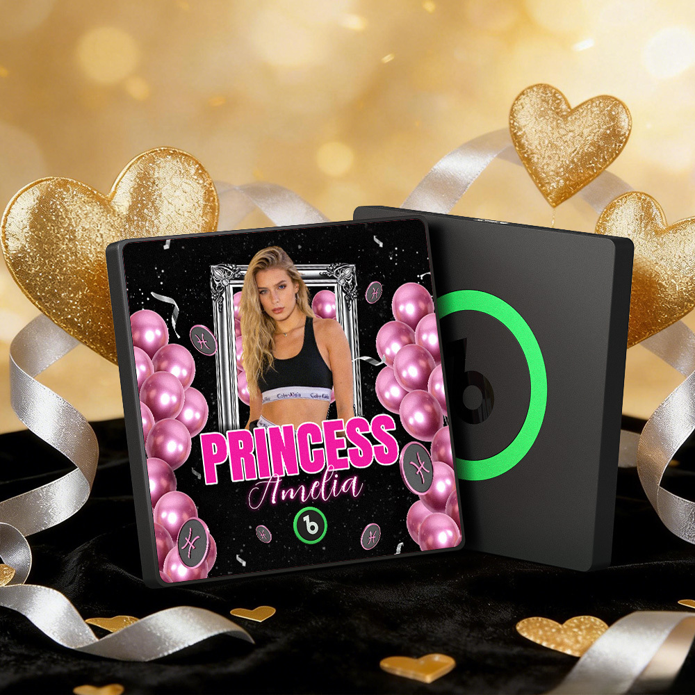 Custom Music Fridge Magnets Princess Style Colorful Frame Album Fridge Magnet Can Play Songs Gift - MyMoonLampAu