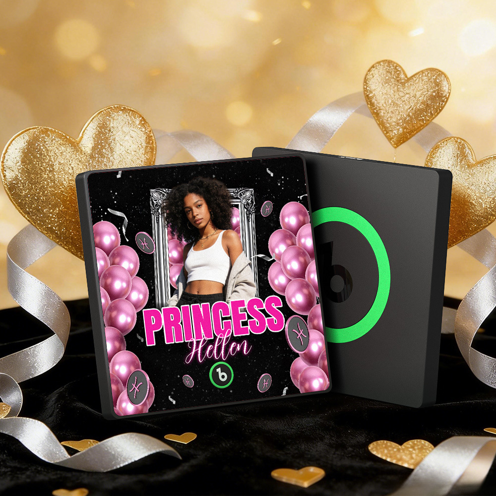 Custom Music Fridge Magnets Princess Style Colorful Frame Album Fridge Magnet Can Play Songs Gift - MyMoonLampAu