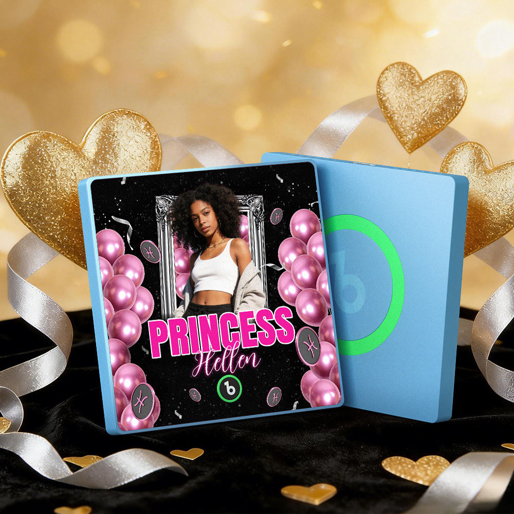 Custom Music Fridge Magnets Princess Style Colorful Frame Album Fridge Magnet Can Play Songs Gift - MyMoonLampAu