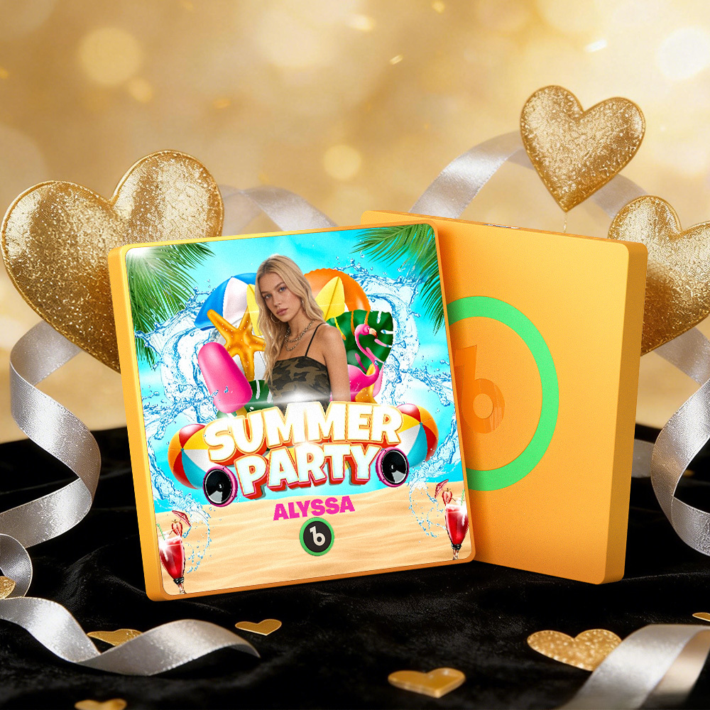 Custom Music Fridge Magnets Summer Party Colorful Frame Album Fridge Magnet Can Play Songs Gift - MyMoonLampAu