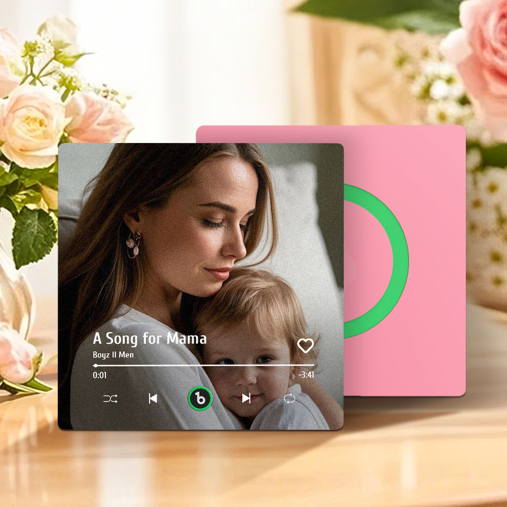 Mother's Day Gift Music Fridge Magnet New 4.0 Upgrade Music Wall Photo Sticker That Plays Music Without Cell Phone Multiple Styles Gift for Mum - MyMoonLampAu