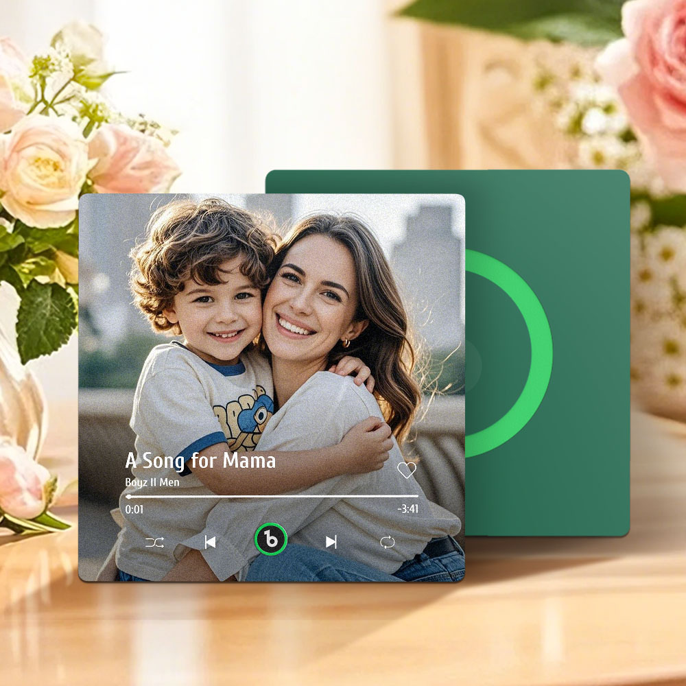 Mother's Day Gift Music Fridge Magnet New 4.0 Upgrade Music Wall Photo Sticker That Plays Music Without Cell Phone Multiple Styles Gift for Mum - MyMoonLampAu
