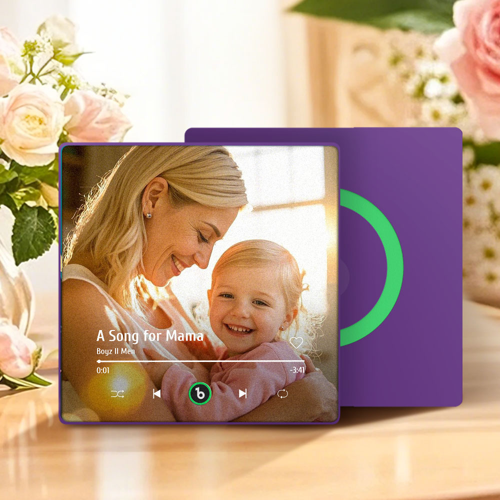 Mother's Day Gift Music Fridge Magnet New 4.0 Upgrade Music Wall Photo Sticker That Plays Music Without Cell Phone Multiple Styles Gift for Mum - MyMoonLampAu