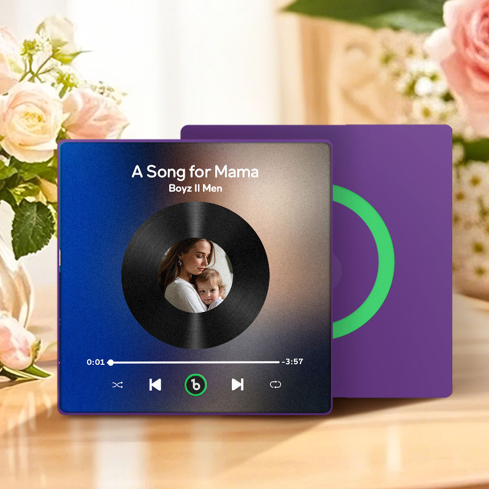 Mother's Day Gift Music Fridge Magnet New 4.0 Upgrade Music Wall Photo Sticker That Plays Music Without Cell Phone Multiple Styles Gift for Mum - MyMoonLampAu