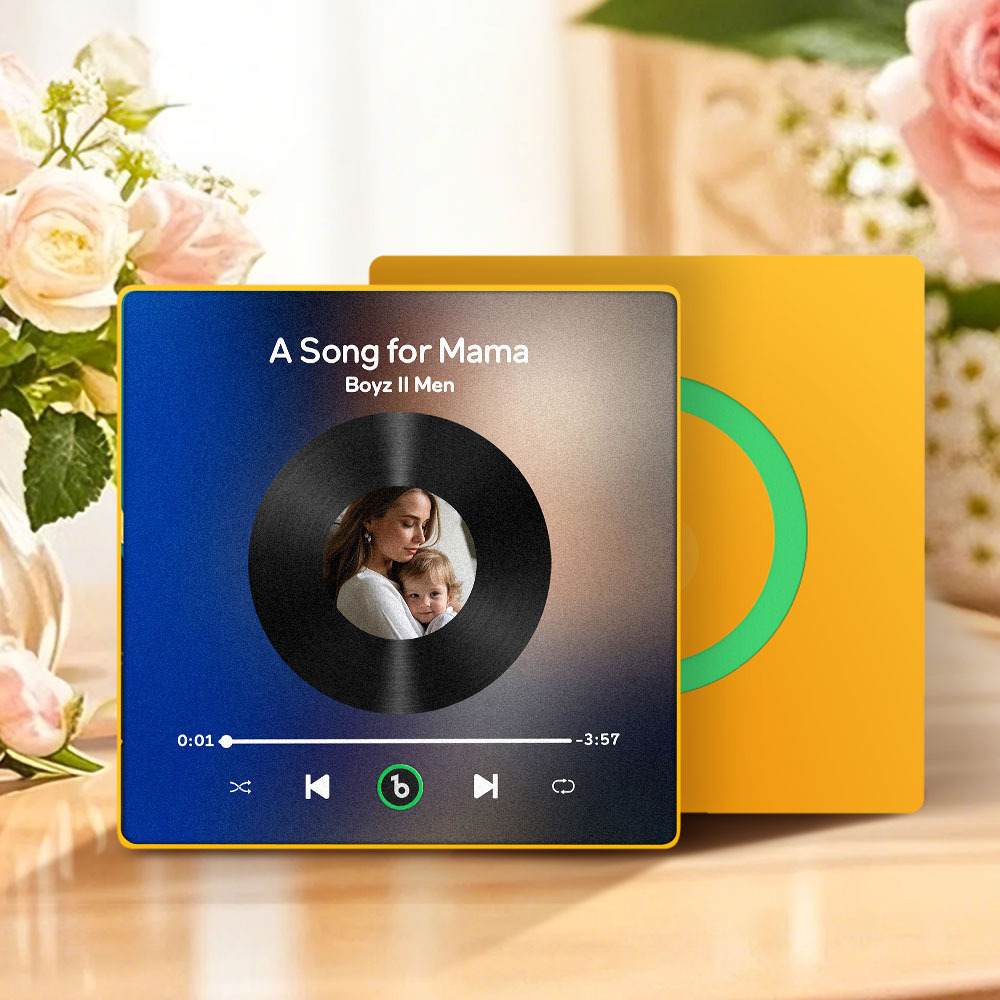 Mother's Day Gift Music Fridge Magnet New 4.0 Upgrade Music Wall Photo Sticker That Plays Music Without Cell Phone Multiple Styles Gift for Mum - MyMoonLampAu
