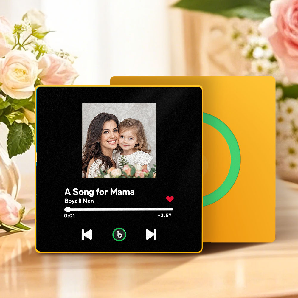 Mother's Day Gift Music Fridge Magnet New 4.0 Upgrade Music Wall Photo Sticker That Plays Music Without Cell Phone Multiple Styles Gift for Mum - MyMoonLampAu