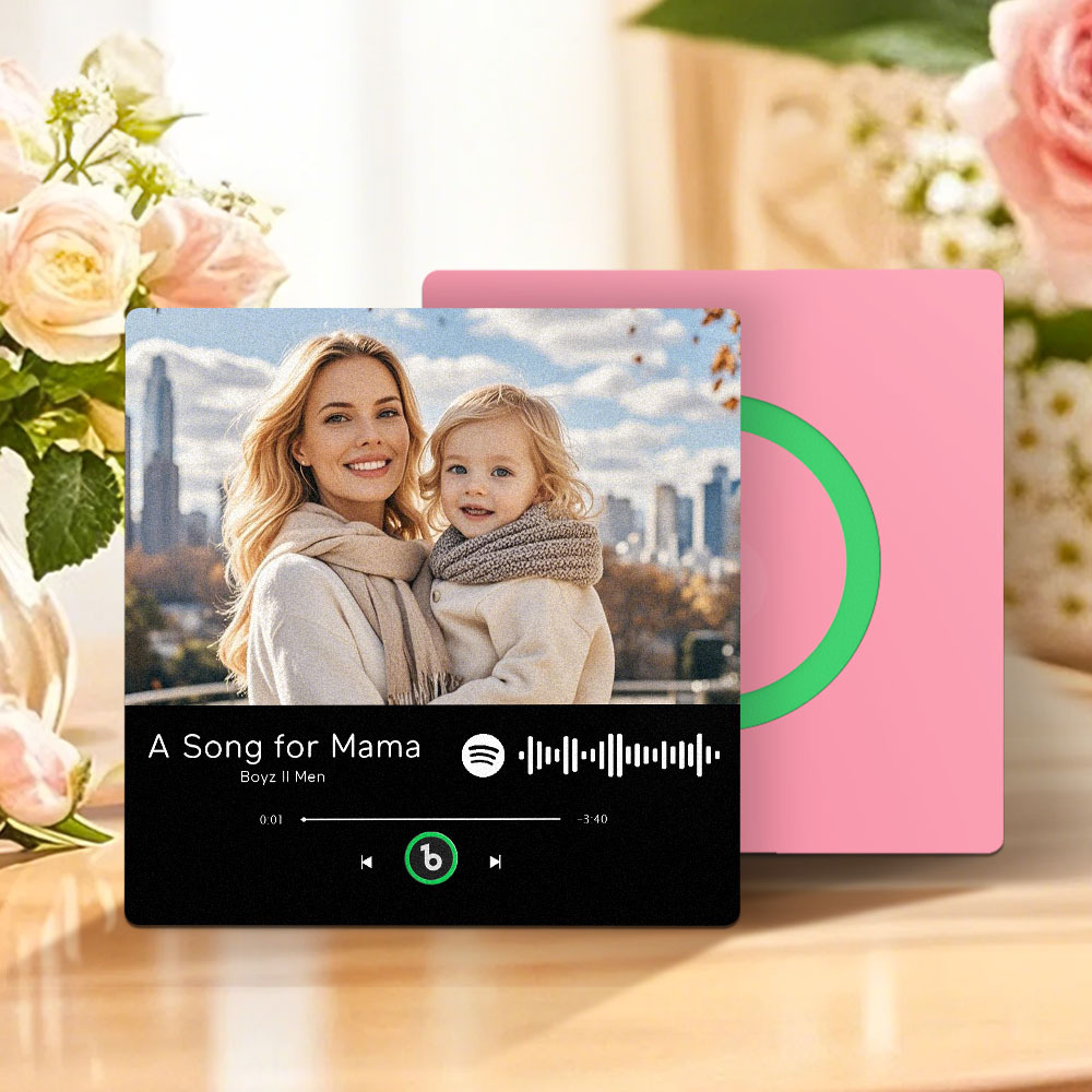 Mother's Day Gift Music Fridge Magnet New 4.0 Upgrade Music Wall Photo Sticker That Plays Music Without Cell Phone Multiple Styles Gift for Mum - MyMoonLampAu