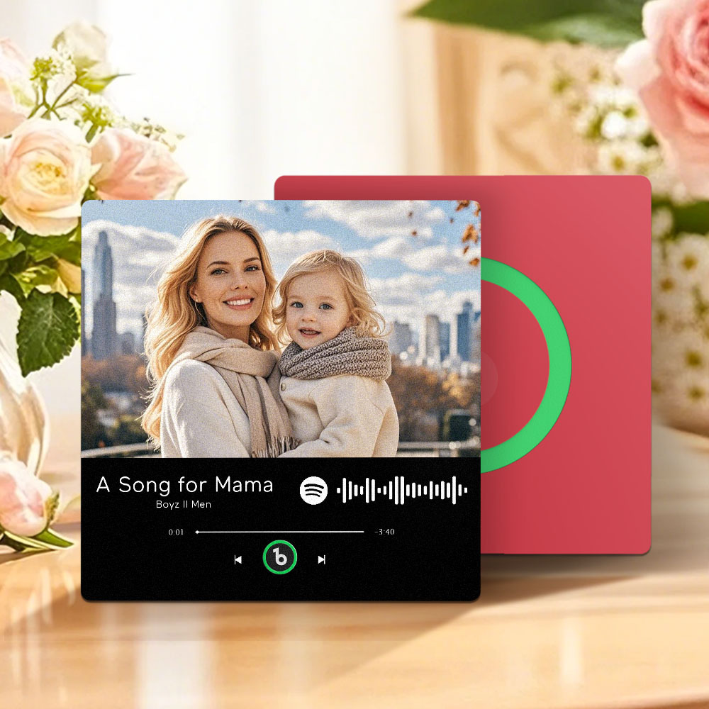 Mother's Day Gift Music Fridge Magnet New 4.0 Upgrade Music Wall Photo Sticker That Plays Music Without Cell Phone Multiple Styles Gift for Mum - MyMoonLampAu