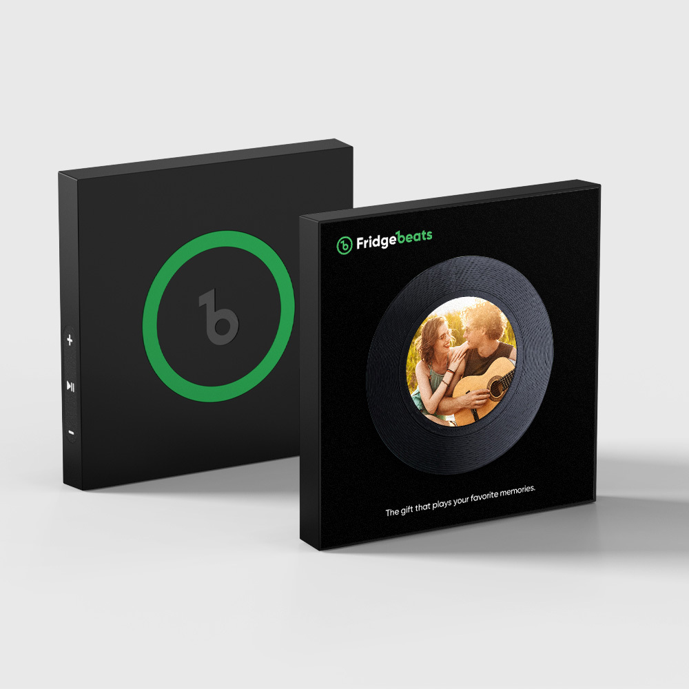 Custom Music And Photo Fridge Magnet Supports NFC Functionality - MyMoonLampAu