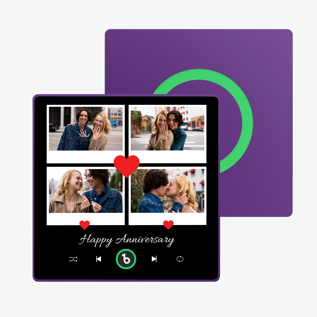 Custom Music Fridge Magnets Custom Music Fridge Magnet Colorful Frame Album Fridge Magnet Can Play Songs Gift for Lover - MyMoonLampAu